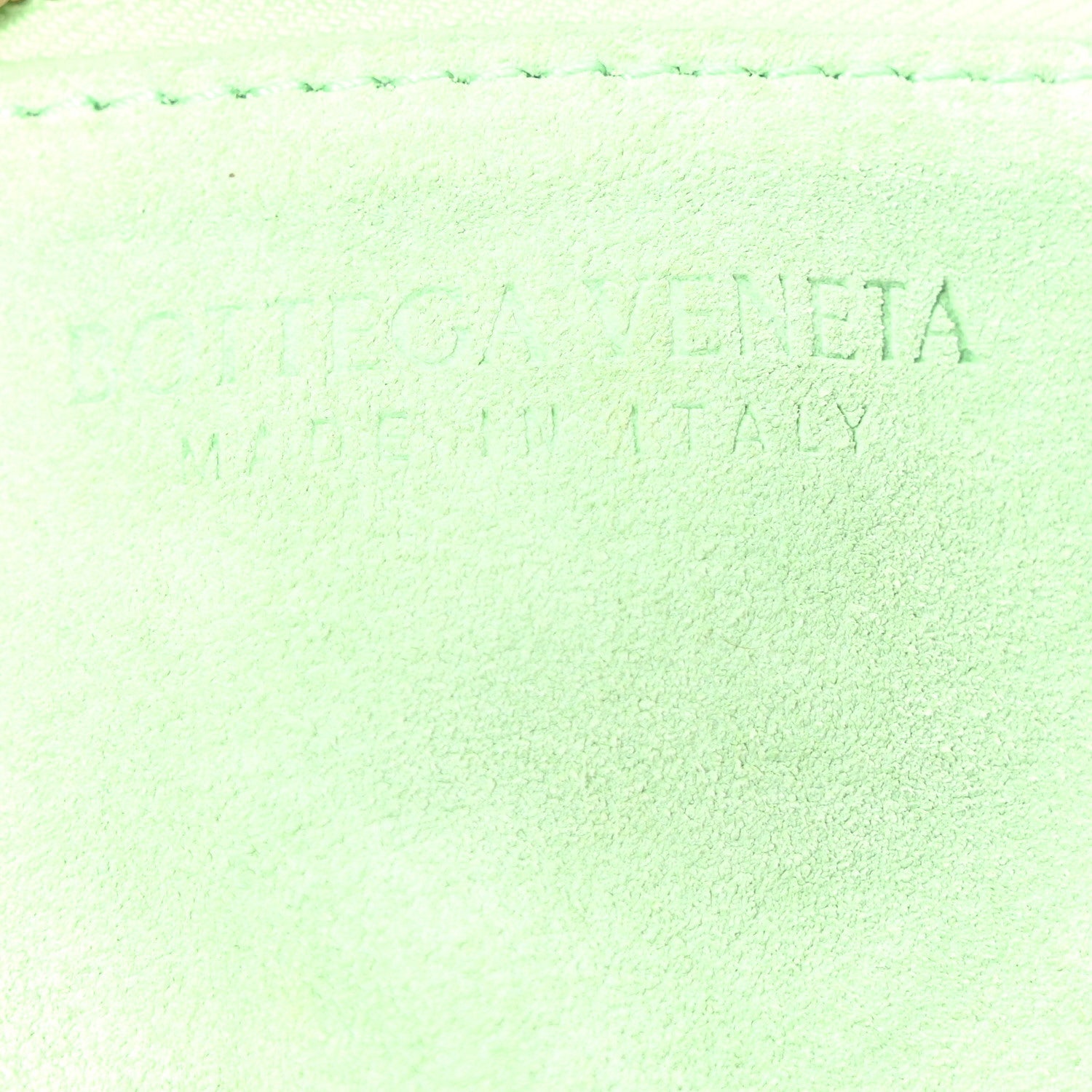 Suede Maxi Intrecciato Padded Chain Cassette Crossbody Bag Wasabi