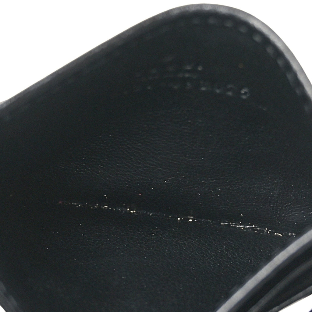 Calfskin Matelasse GG Marmont  Holder Black