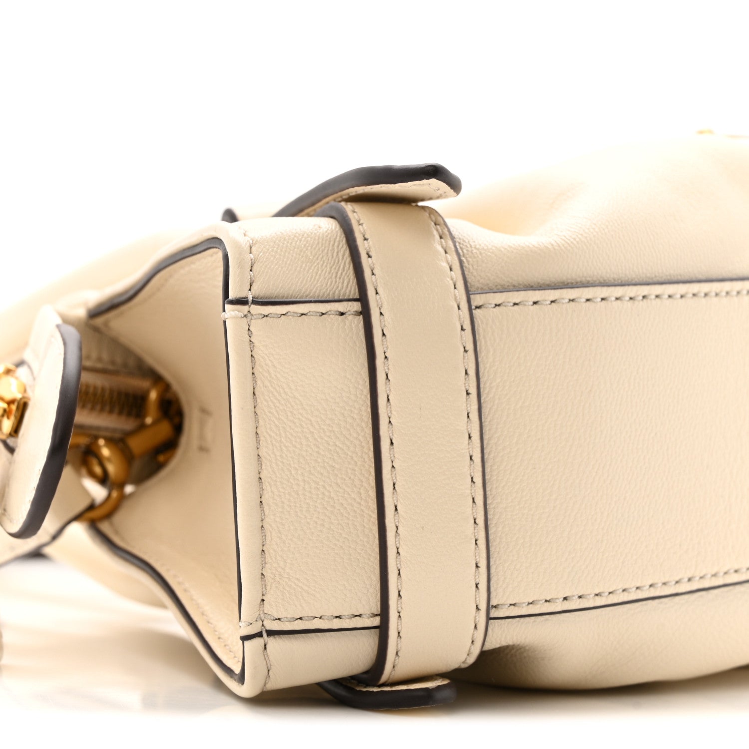 Calfskin Small The Cristina Satchel Ivory