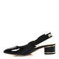 Patent Miss Dior Slingback Pumps 37.5 Black