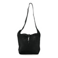 Raffia Monogram Le 5 A 7 Medium Tote Black