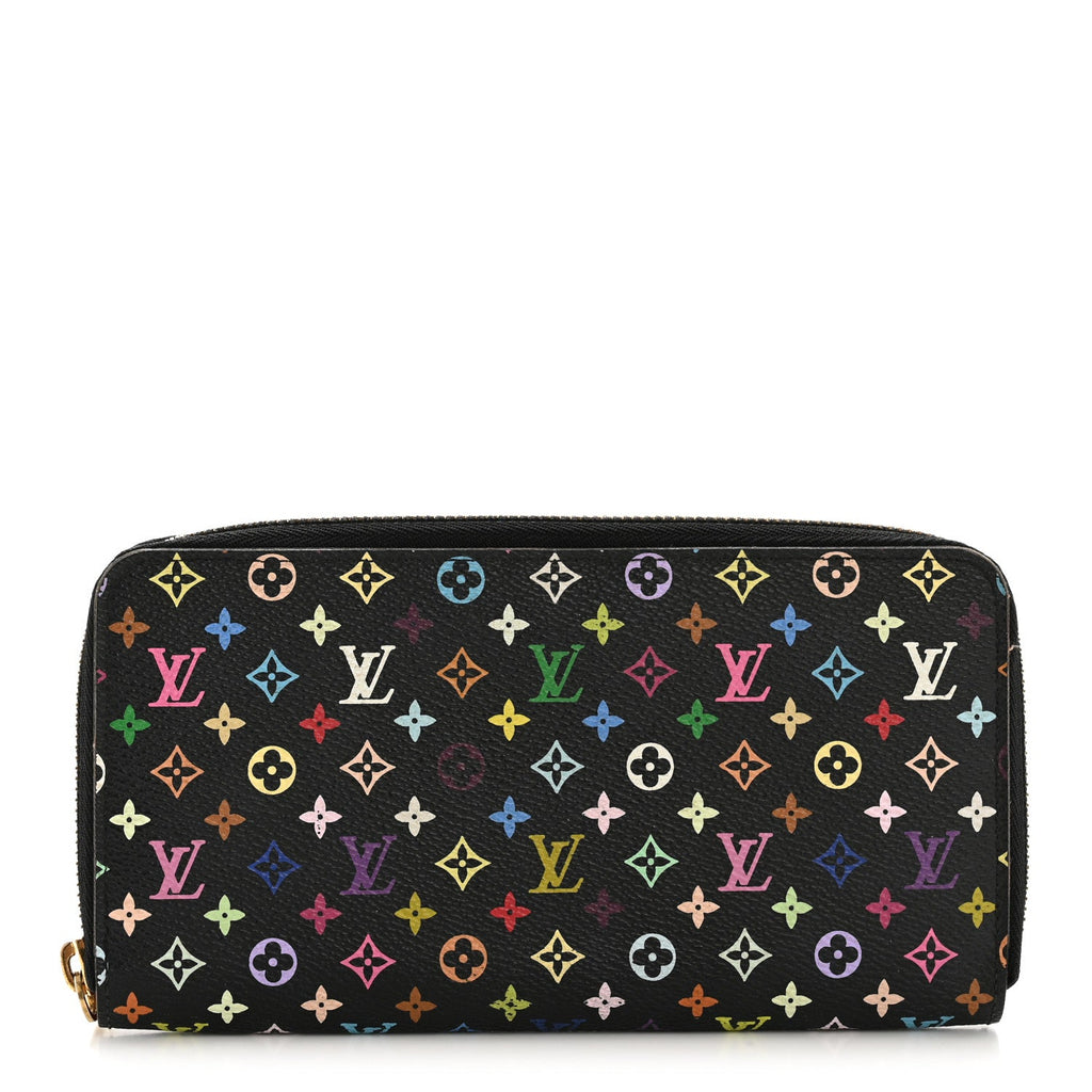 Monogram Multicolor Zippy Wallet Black Grenade