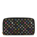 Monogram Multicolor Zippy Wallet Black Grenade