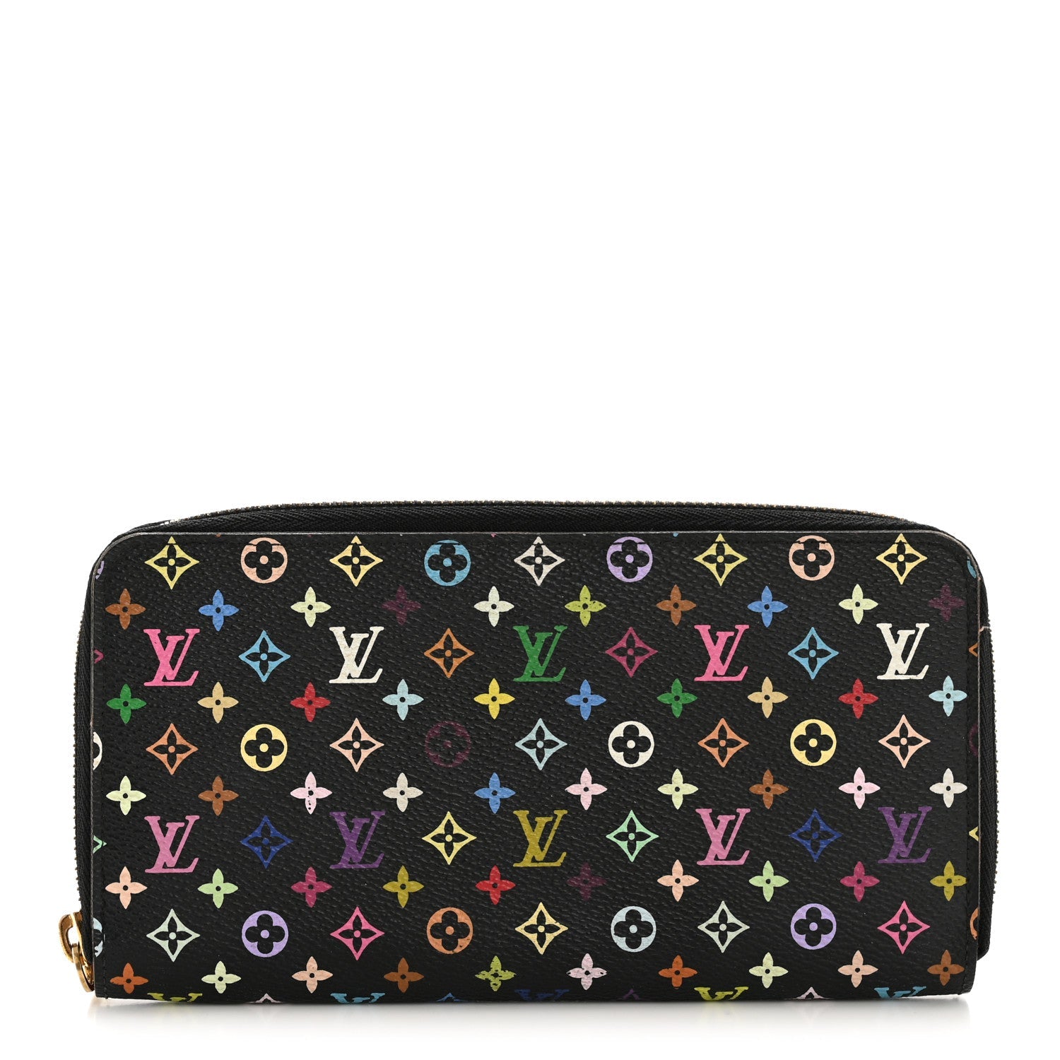 Monogram Multicolor Zippy Wallet Black Grenade
