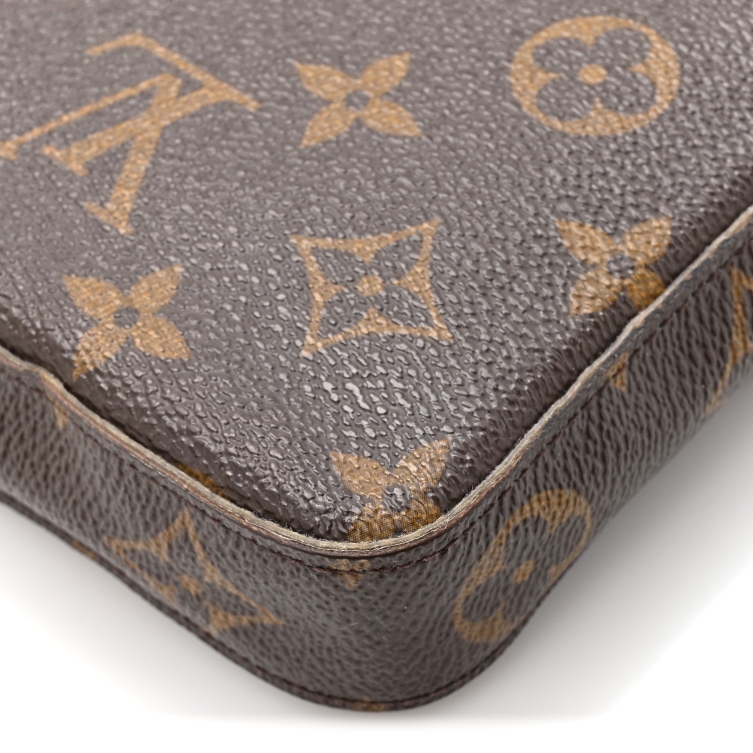 Monogram Pochette Felicie Chain Wallet Fuchsia