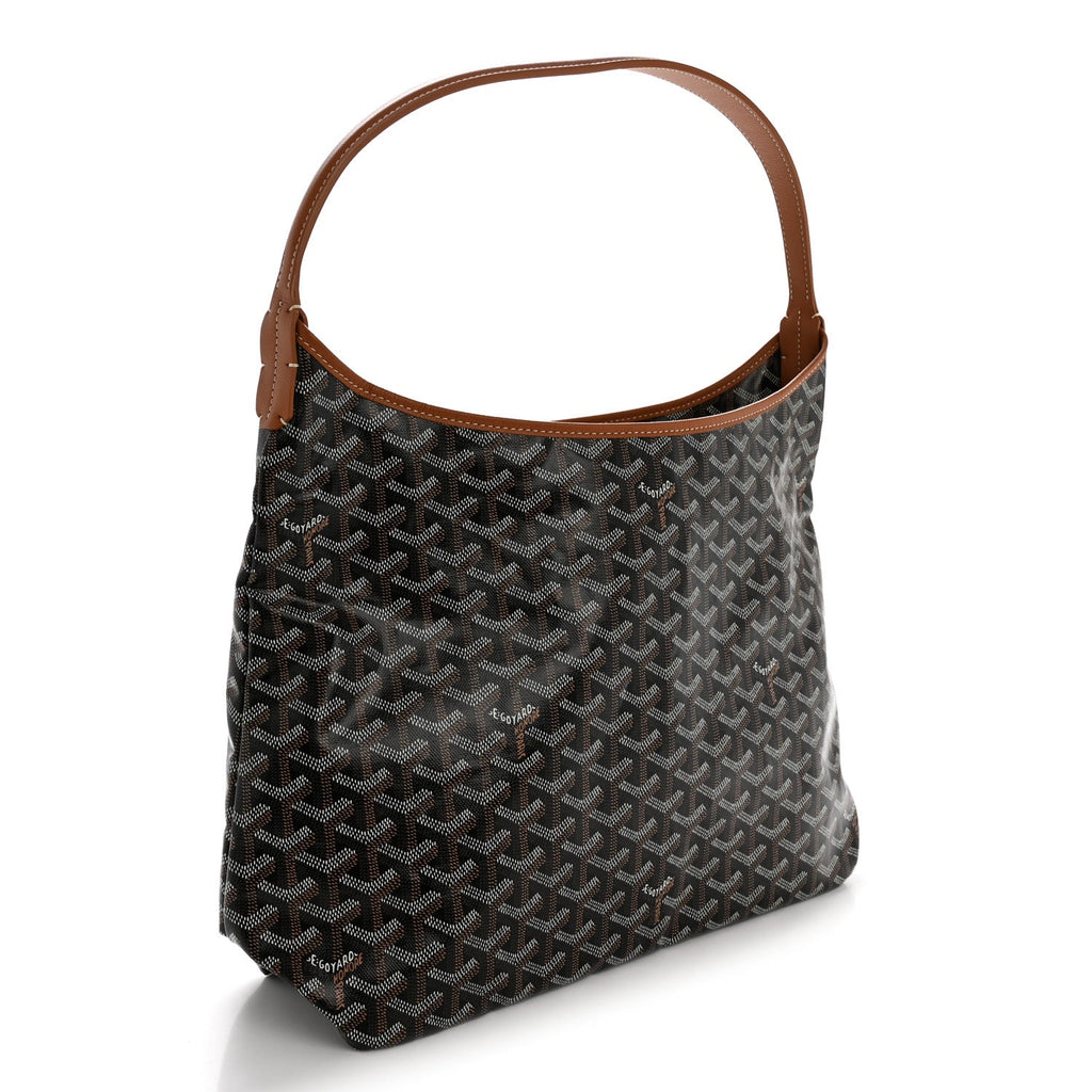 Goyardine Boheme Hobo Black Gold