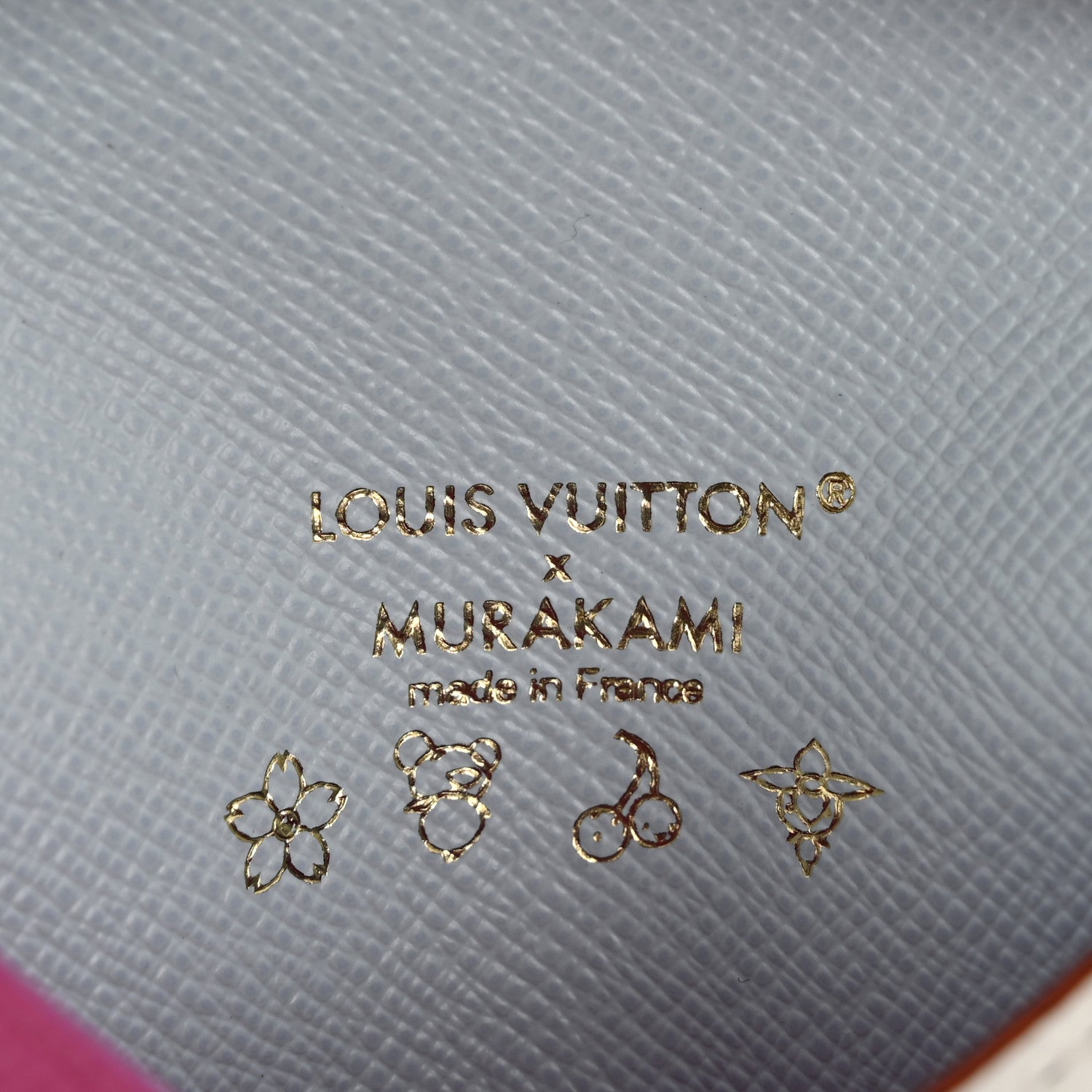 LV X TM Monogram Multicolor Slim  Holder White