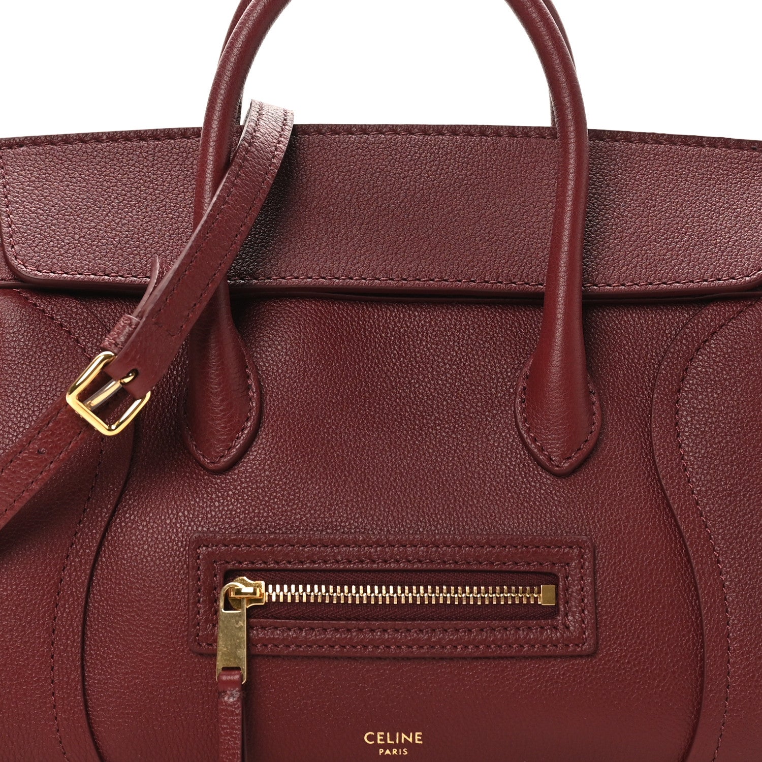 Grained Calfskin Little New Luggage Syrah