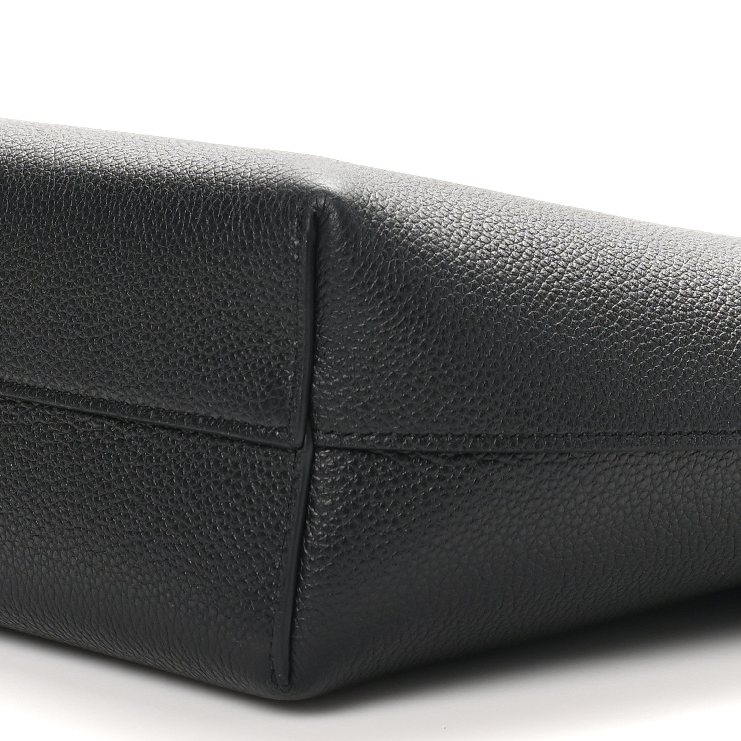 Grained Calfskin Triomphe Mini Cabas Anais Black