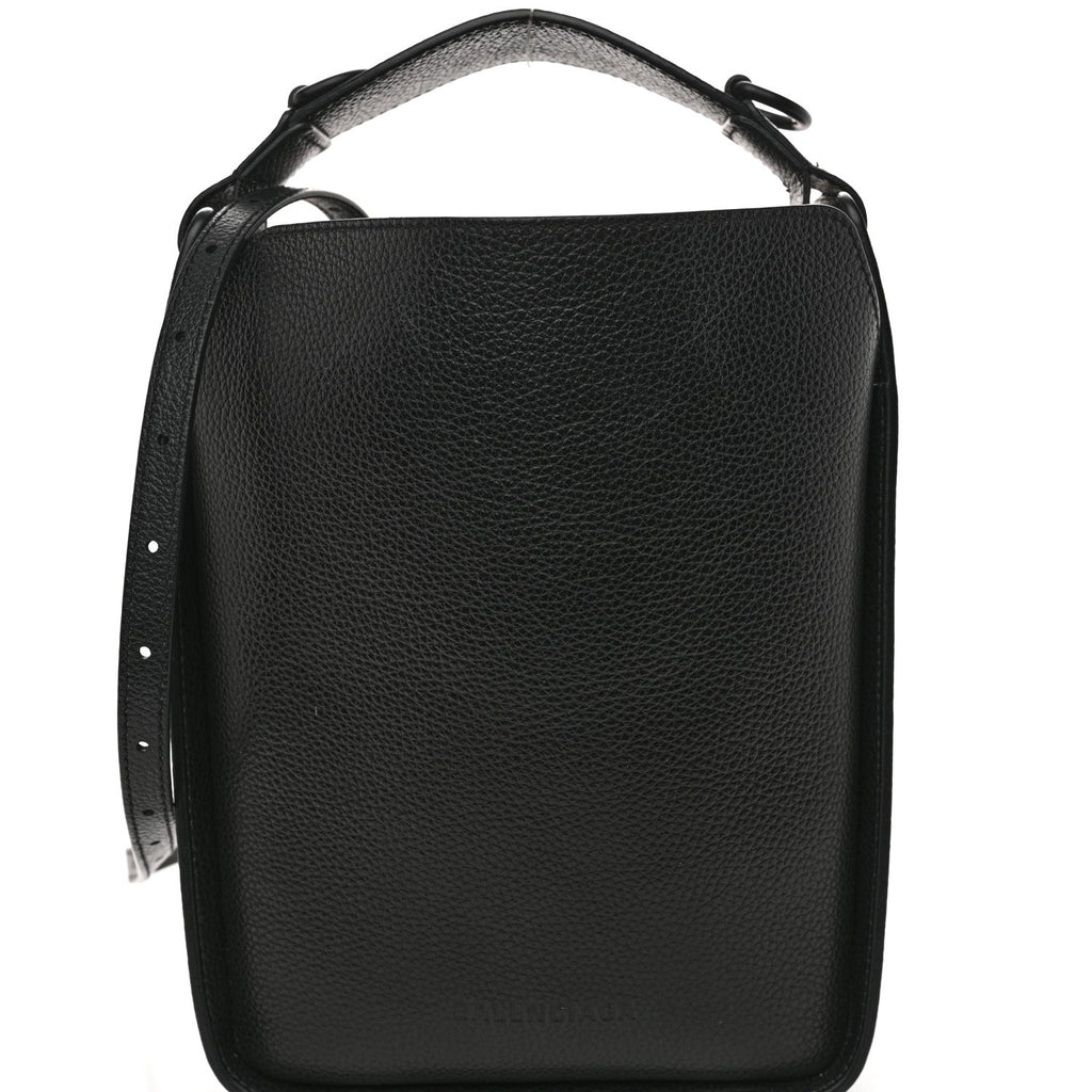 Calfskin Logo XS Tool 2.0 North-South Tote Black