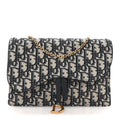 Oblique Saddle Chain Pouch Blue