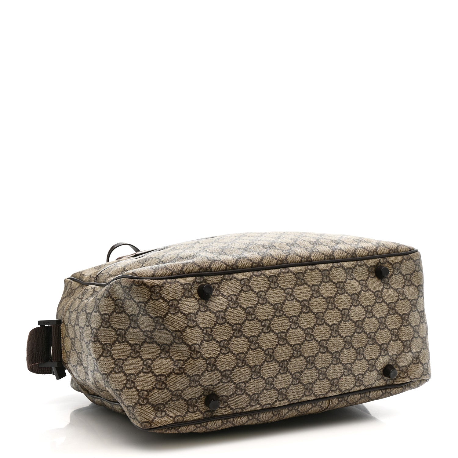 GG Plus Monogram Interlocking G Briefcase Brown