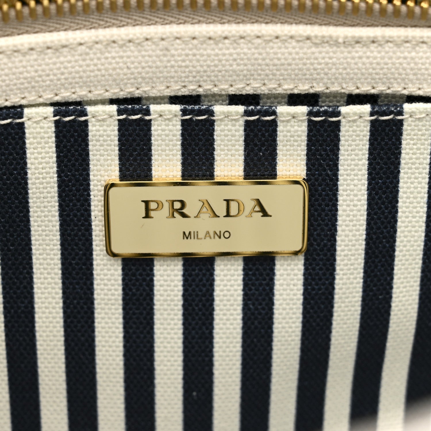 Canapa Small Logo Tote Bianco Blue