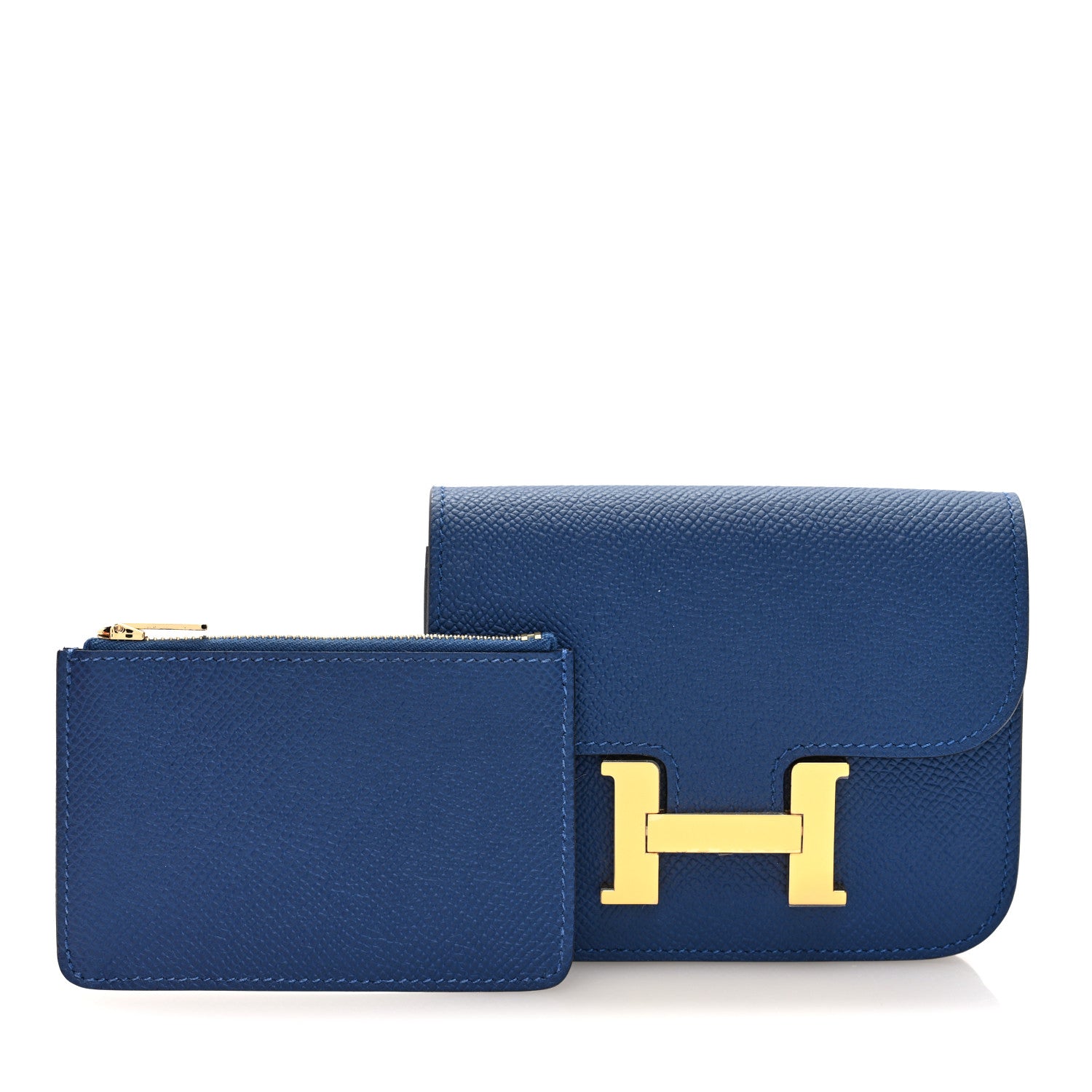 Epsom Constance Slim Wallet Bleu Tie