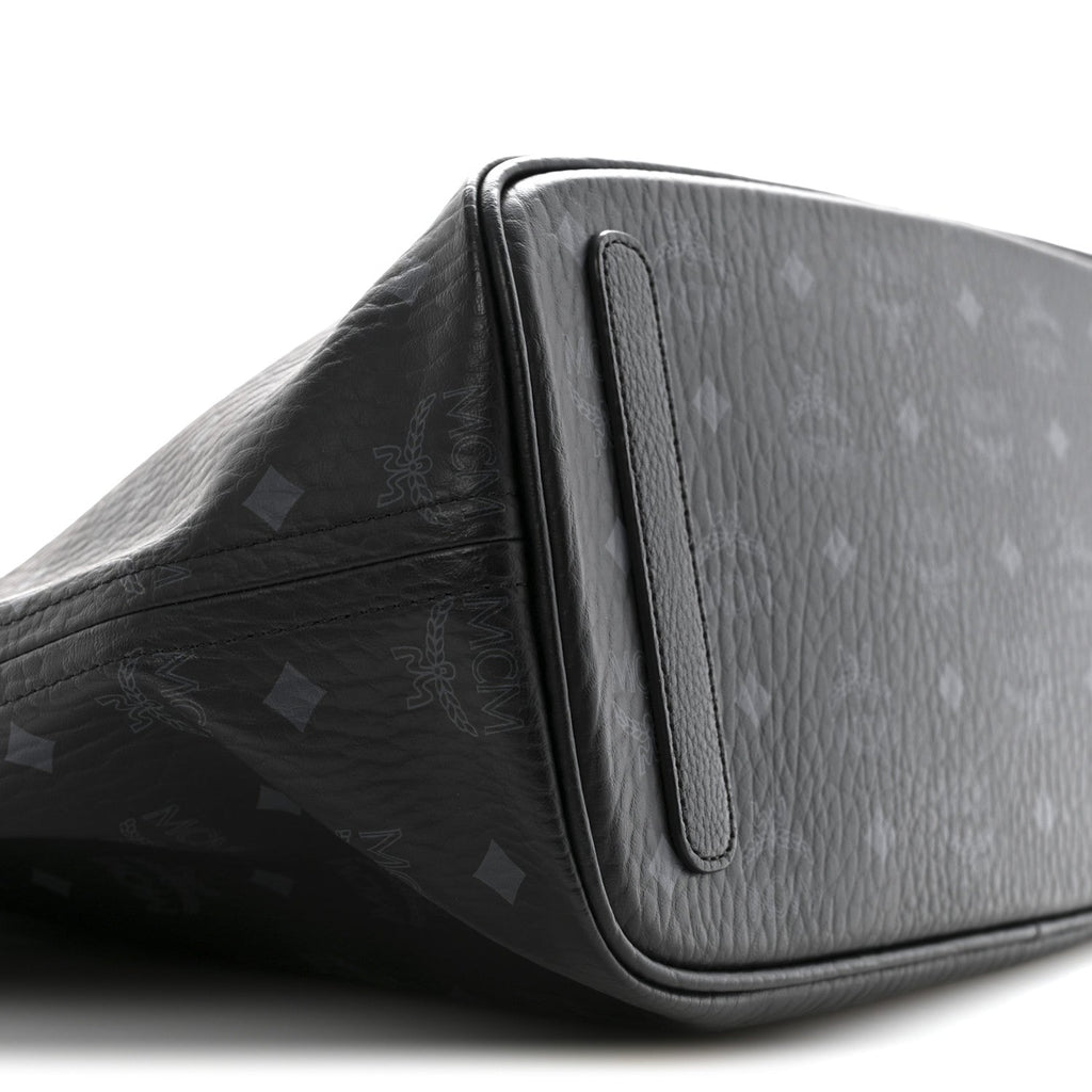 Visetos Medium Liz Reversible Shopper Tote Black