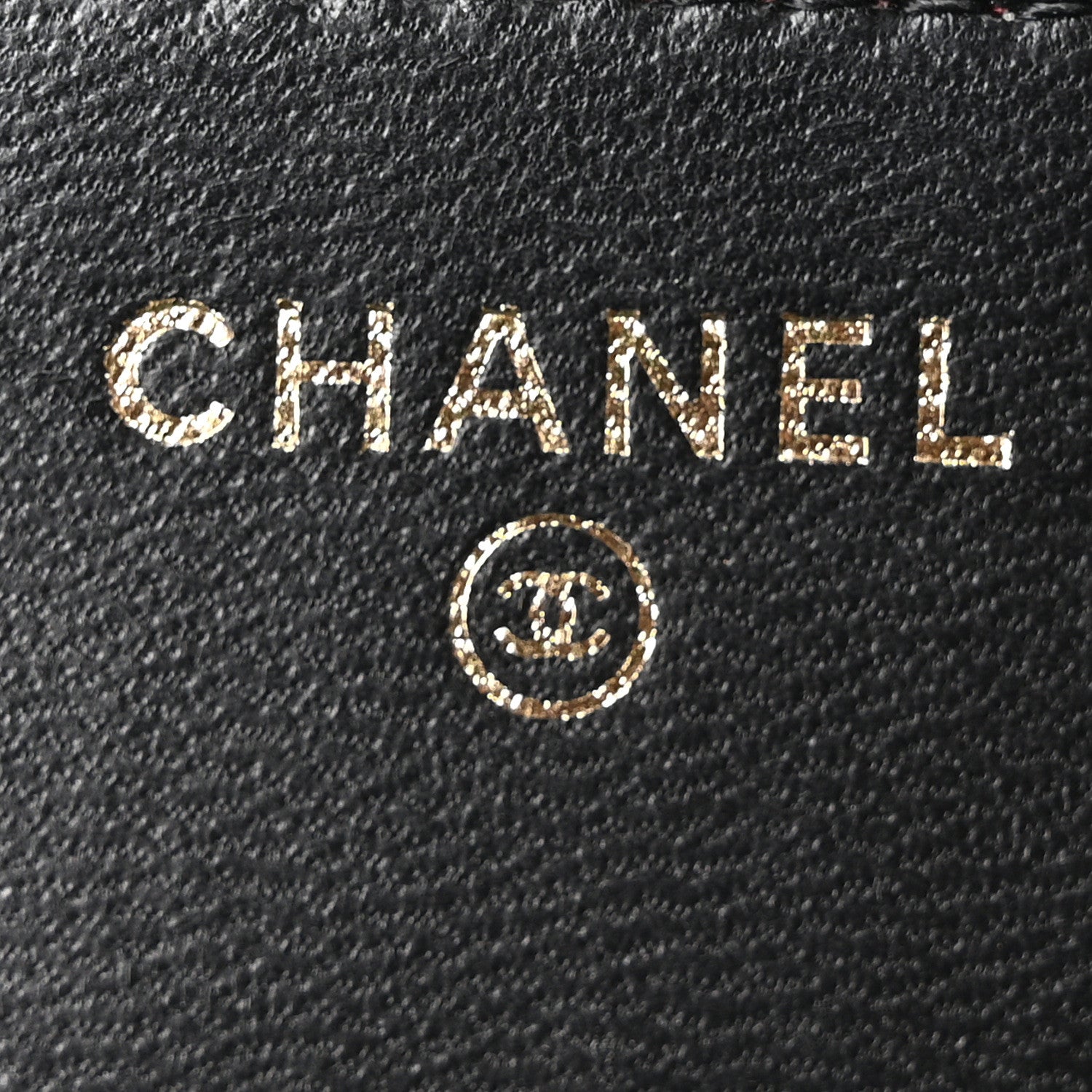 Lambskin Quilted Trendy CC Wallet On Chain WOC Black