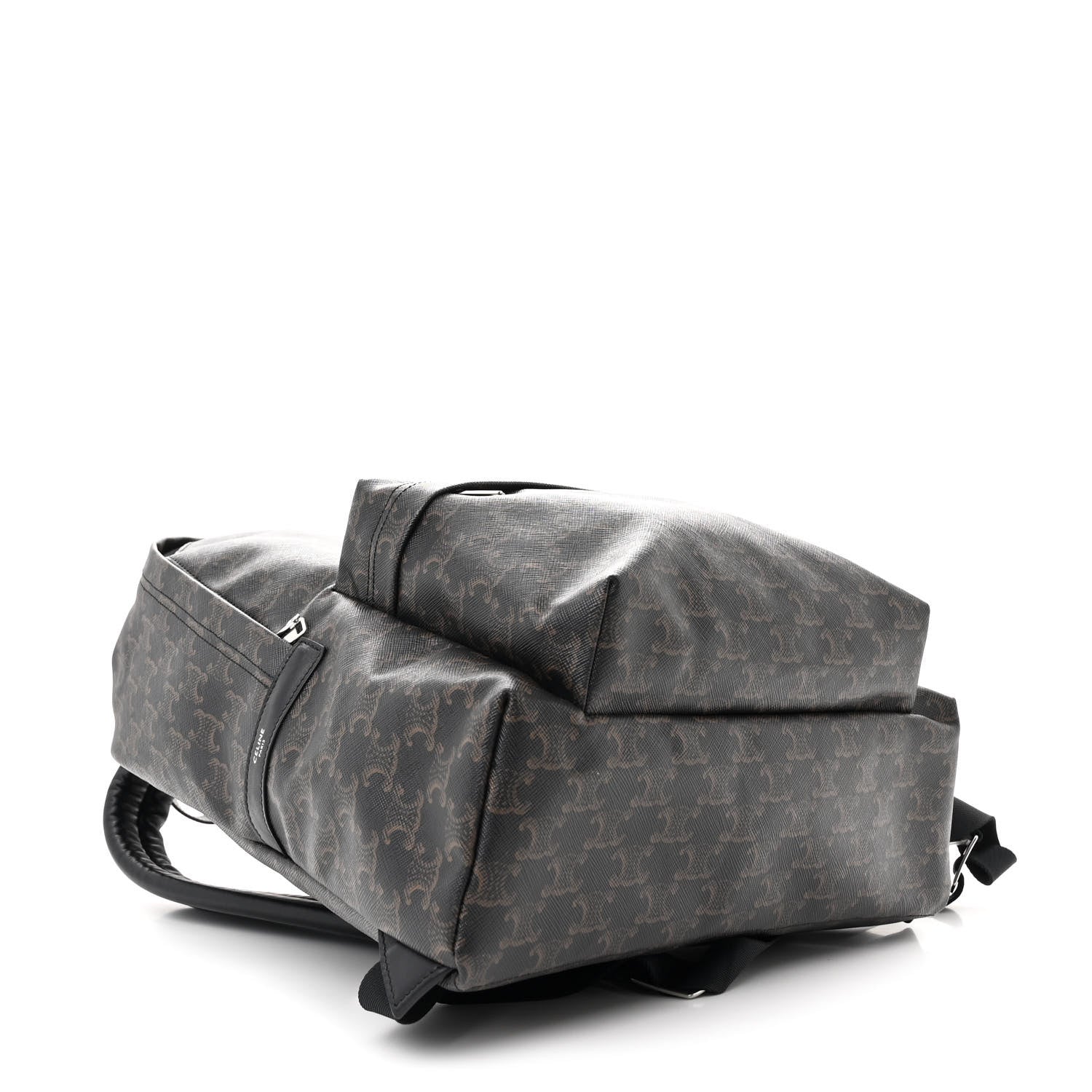 Triomphe Canvas XL Calfskin Backpack Black