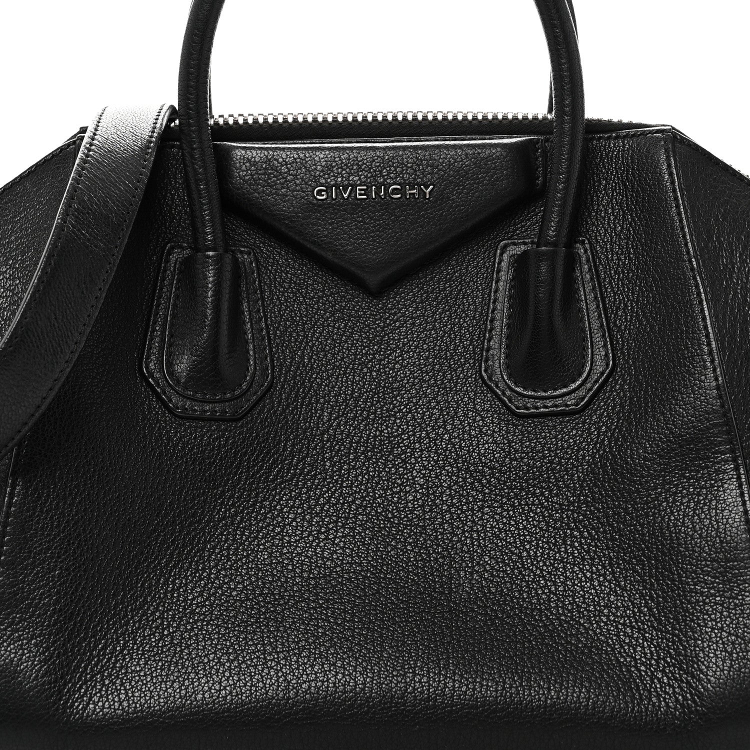 Sugar Goatskin Small Antigona Black