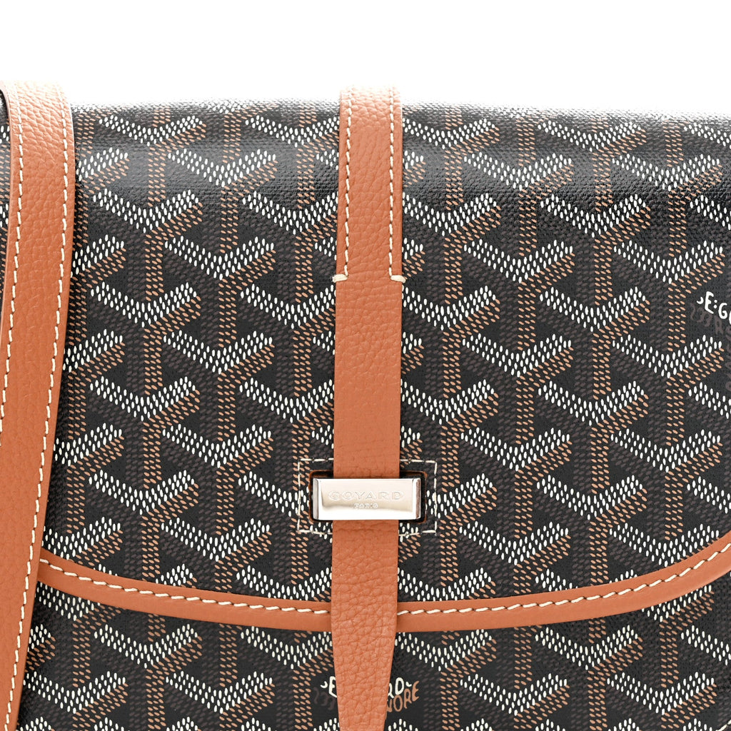 Goyardine Belvedere II PM Messenger Bag Black Gold