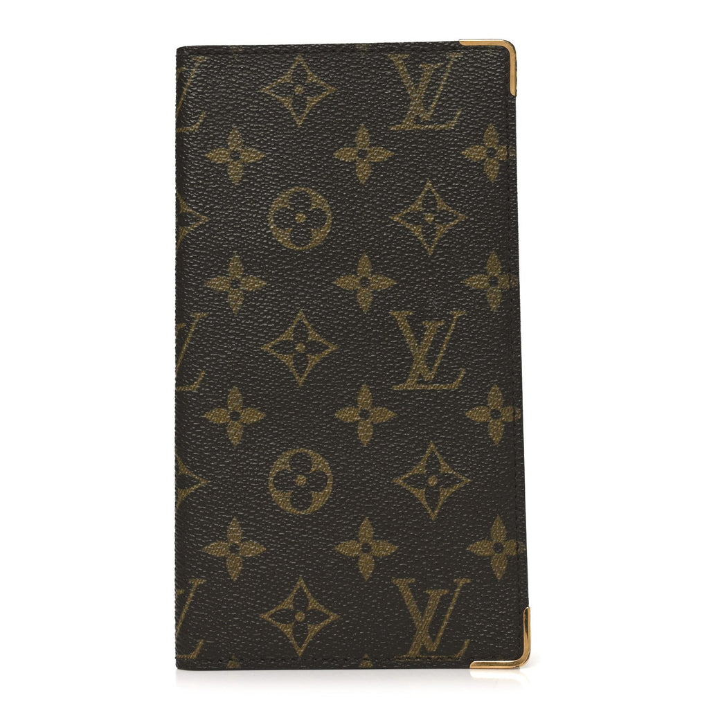 Monogram Checkbook Wallet