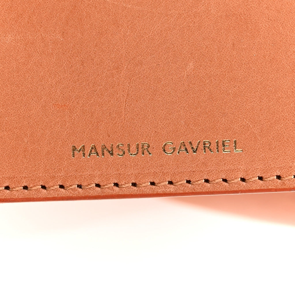 Vegetable Tanned Calfskin Bucket Bag Cammello Rosa