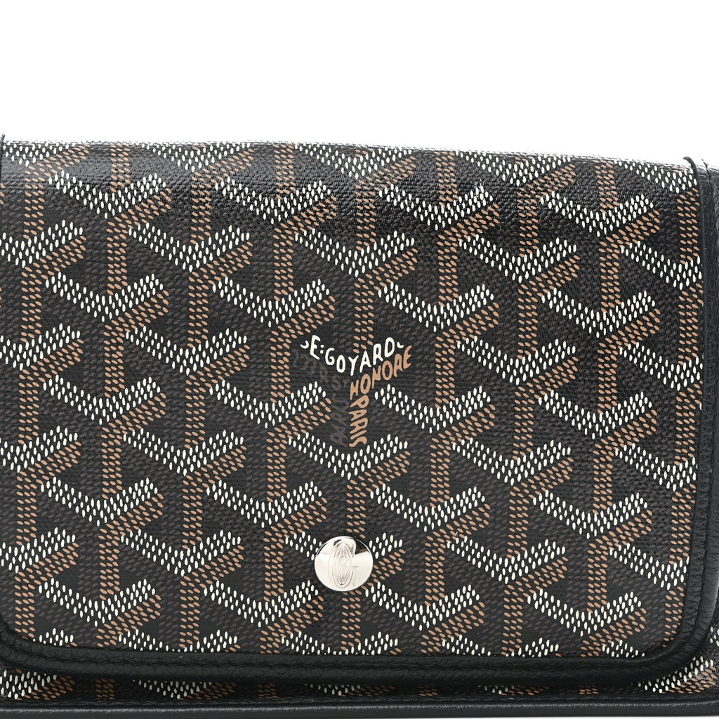 Goyardine Plumet Wallet Clutch Black