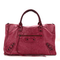 Agneau Classic Hardware Work Pourpre