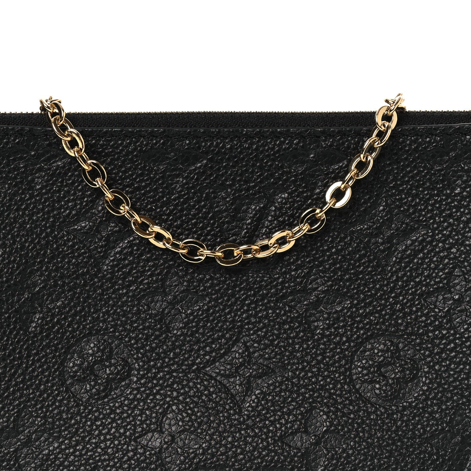 Empreinte Double Zip Pochette Black