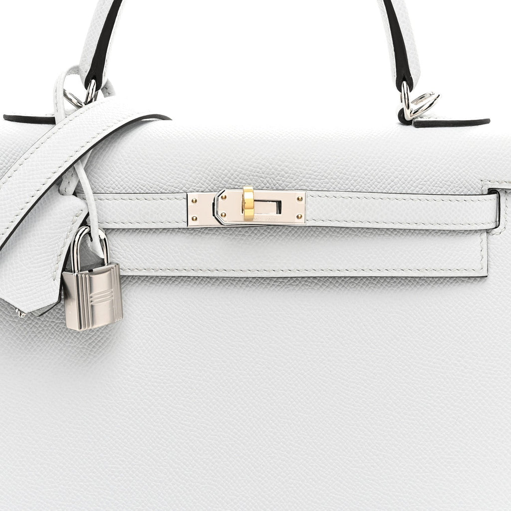 Epsom Kelly Sellier 25 Gris Platine