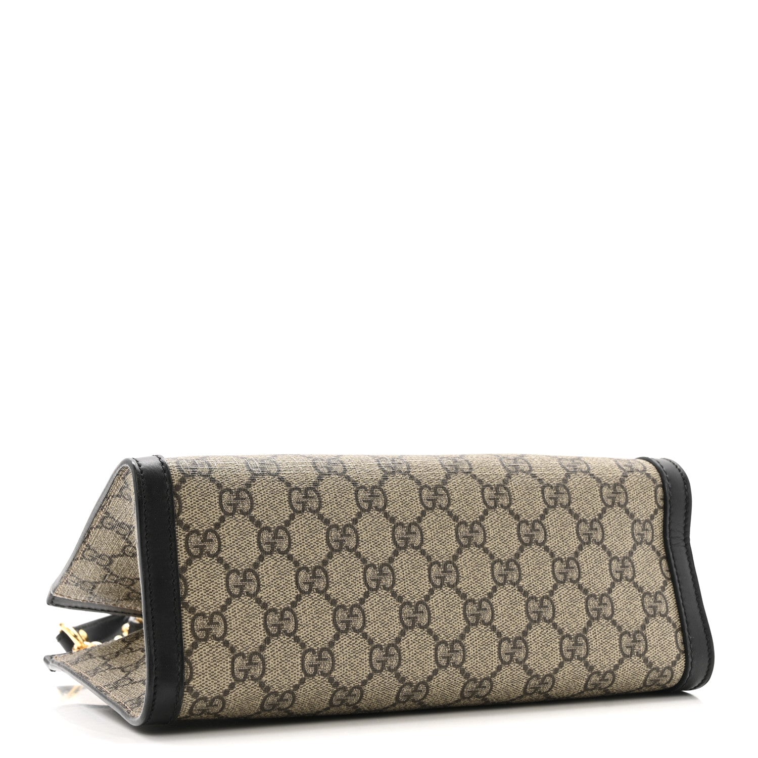 GG Supreme Monogram Small Padlock Tote Black
