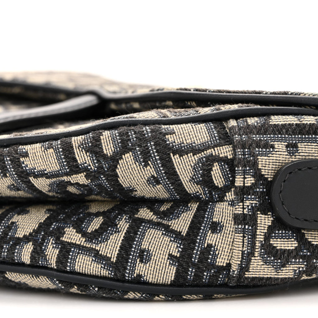 Oblique Saddle Bag Blue