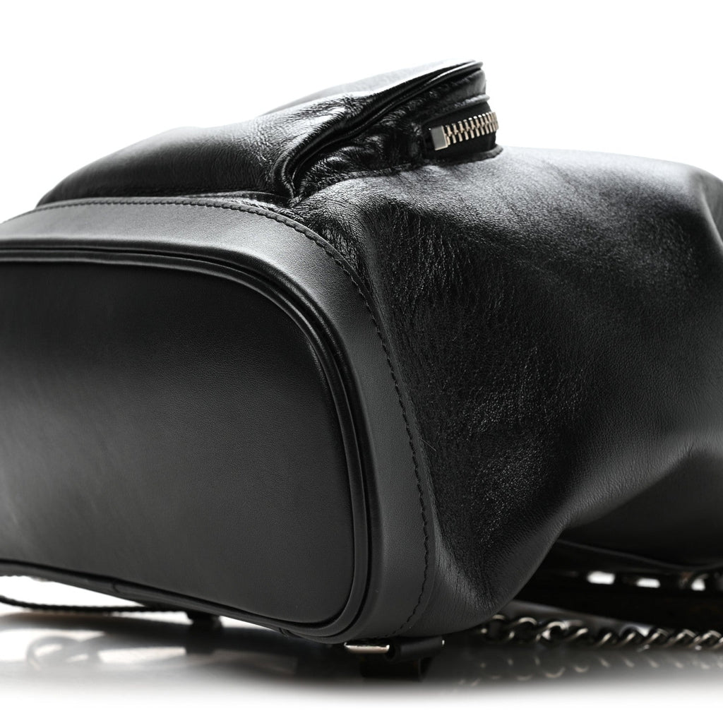 Lambskin Monogram Montsouris Vibe PM Black