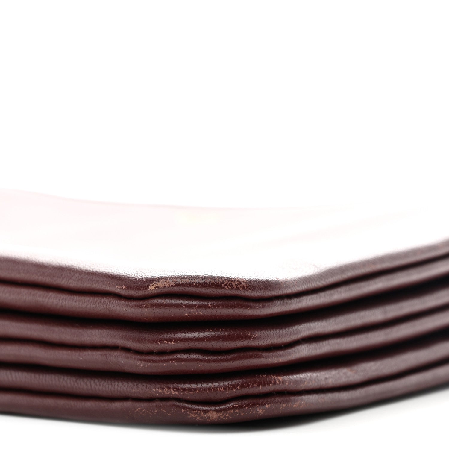 Lambskin Small Trio Crossbody Bag Burgundy