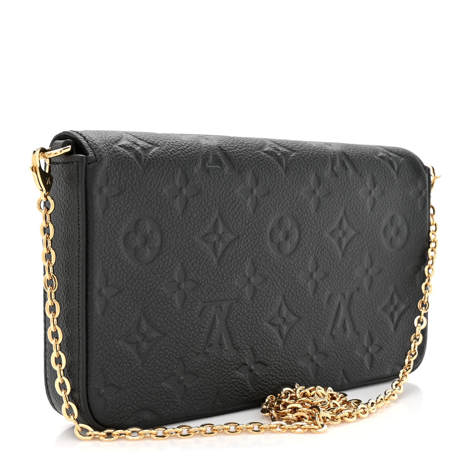 Empreinte Pochette Felicie Chain Wallet Black