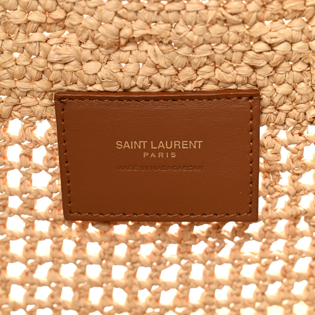Raffia Icare Shopping Tote Natural