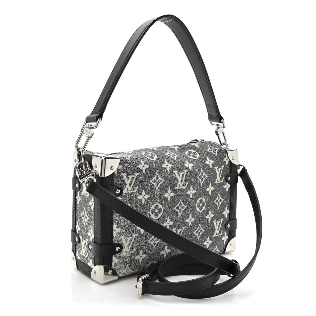 Monogram Jacquard Denim Side Trunk Grey