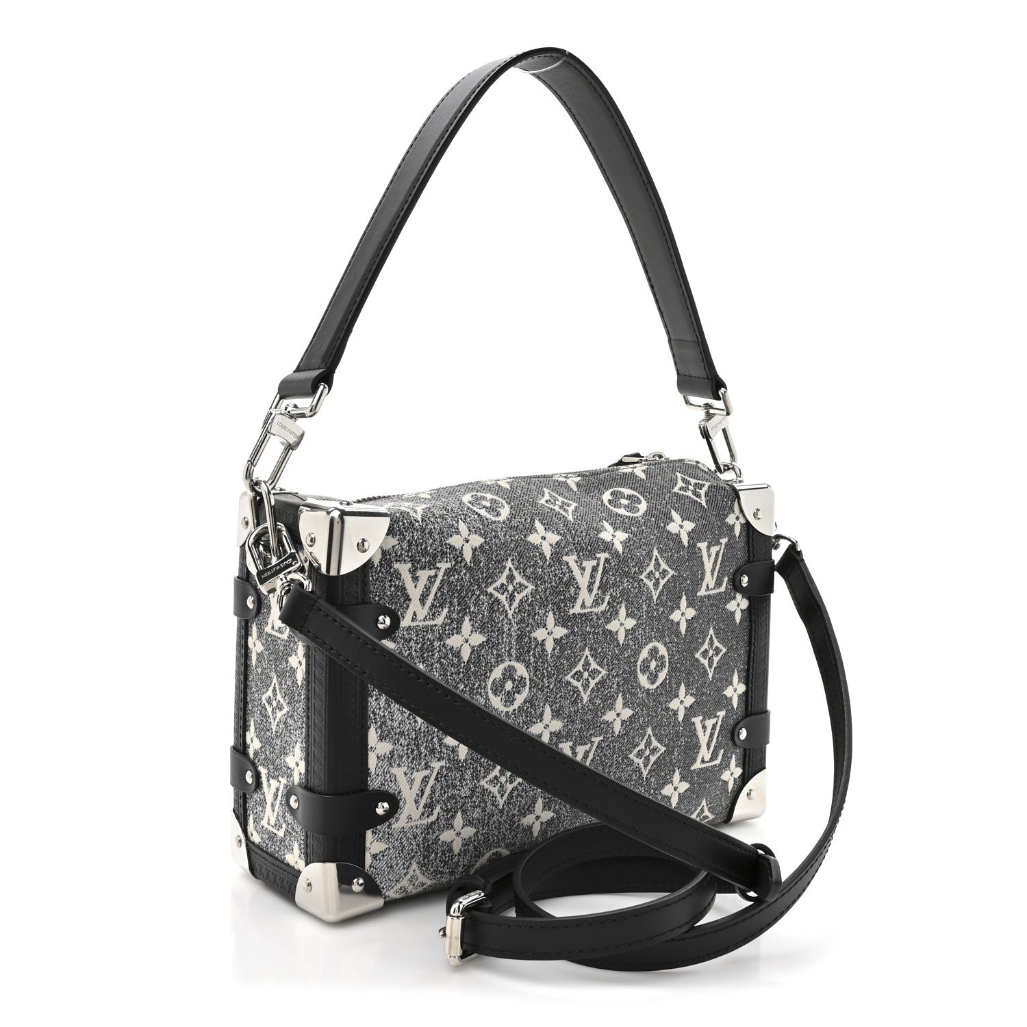 Monogram Jacquard Denim Side Trunk Grey