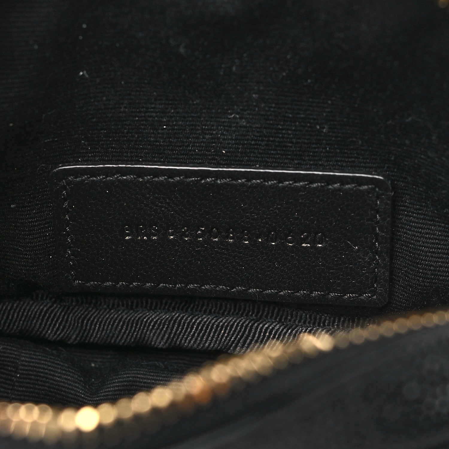 Grain De Poudre Matelasse Monogram Baby Lou Camera Bag Black