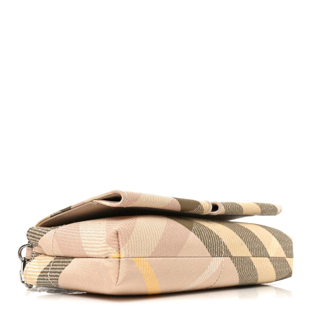 Jacquard Check Soft Snip Mini Chain Bag Teacup