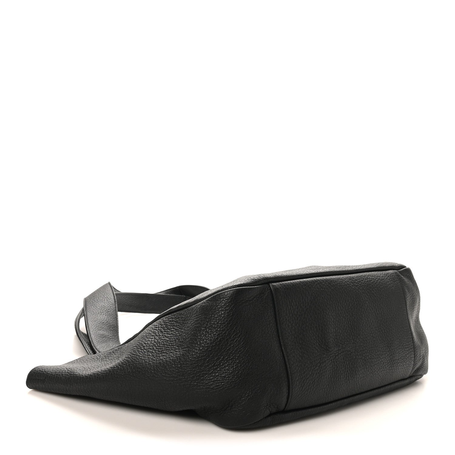 Grained Deerskin Bea Tote Black