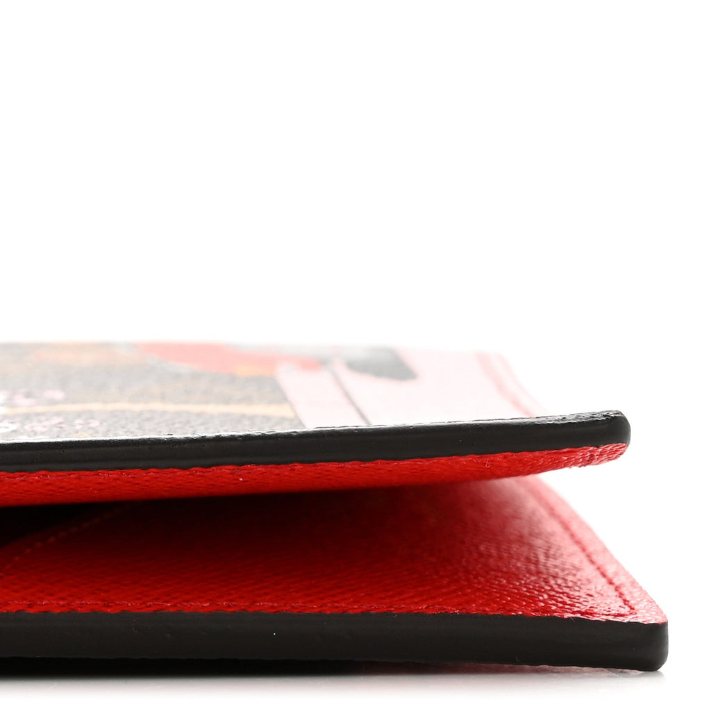 Monogram 2019 Christmas Animation Passport Cover Rouge