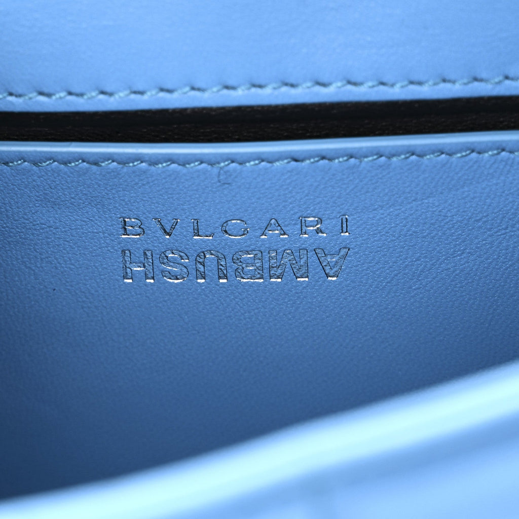 X AMBUSH Nappa Serpenti Crossbody Bag Blue