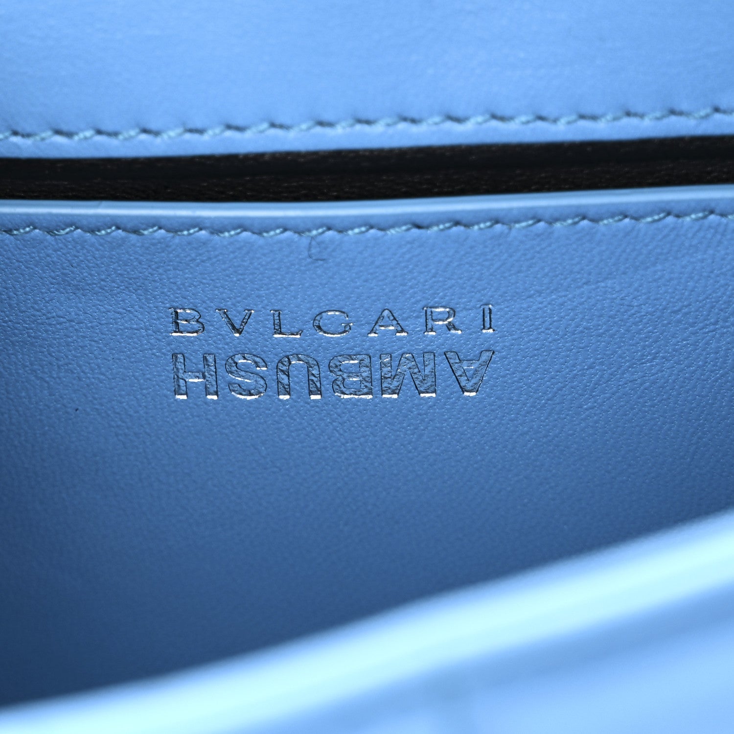 X AMBUSH Nappa Serpenti Crossbody Bag Blue