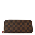 Damier Ebene Clemence Wallet Cherry