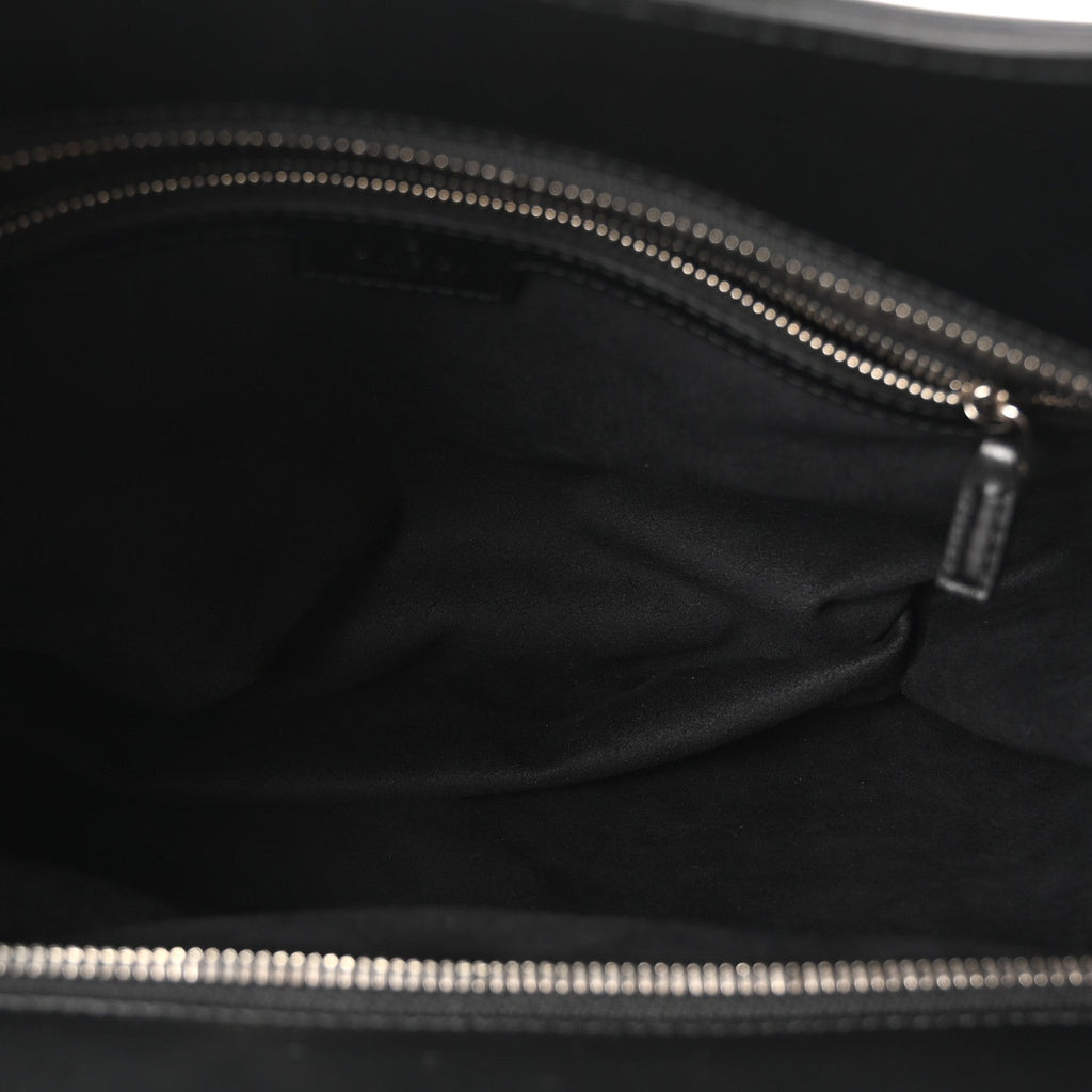Calfskin Petite GG Medium Tote Bag Black