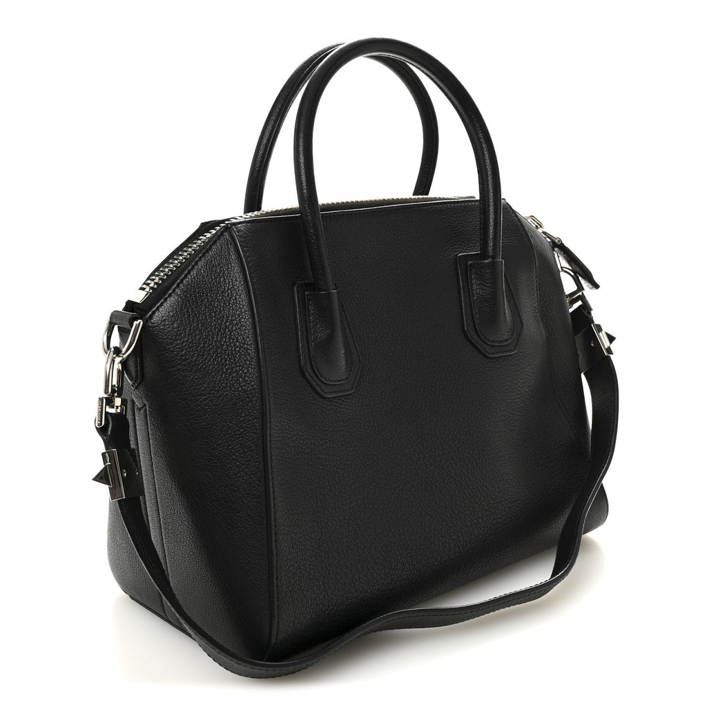 Sugar Goatskin Small Antigona Black