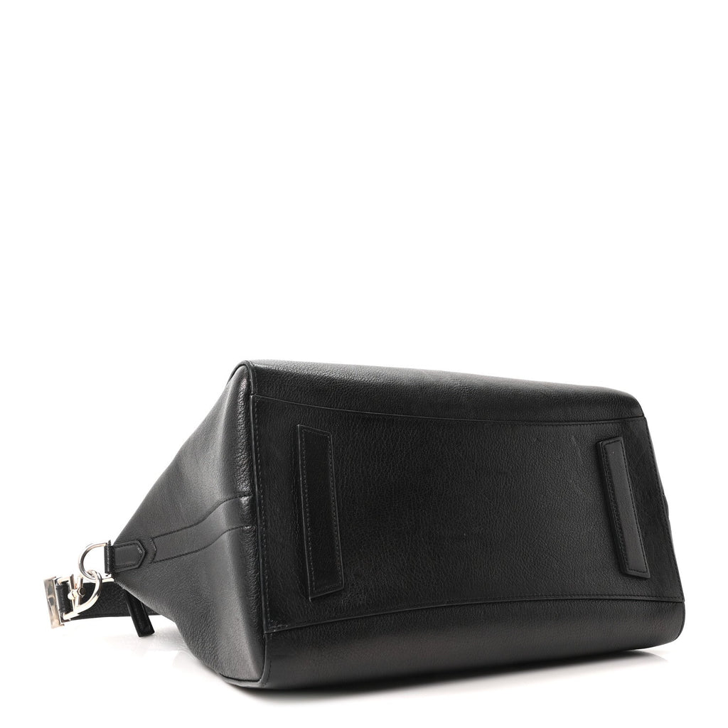 Sugar Goatskin Medium Antigona Black