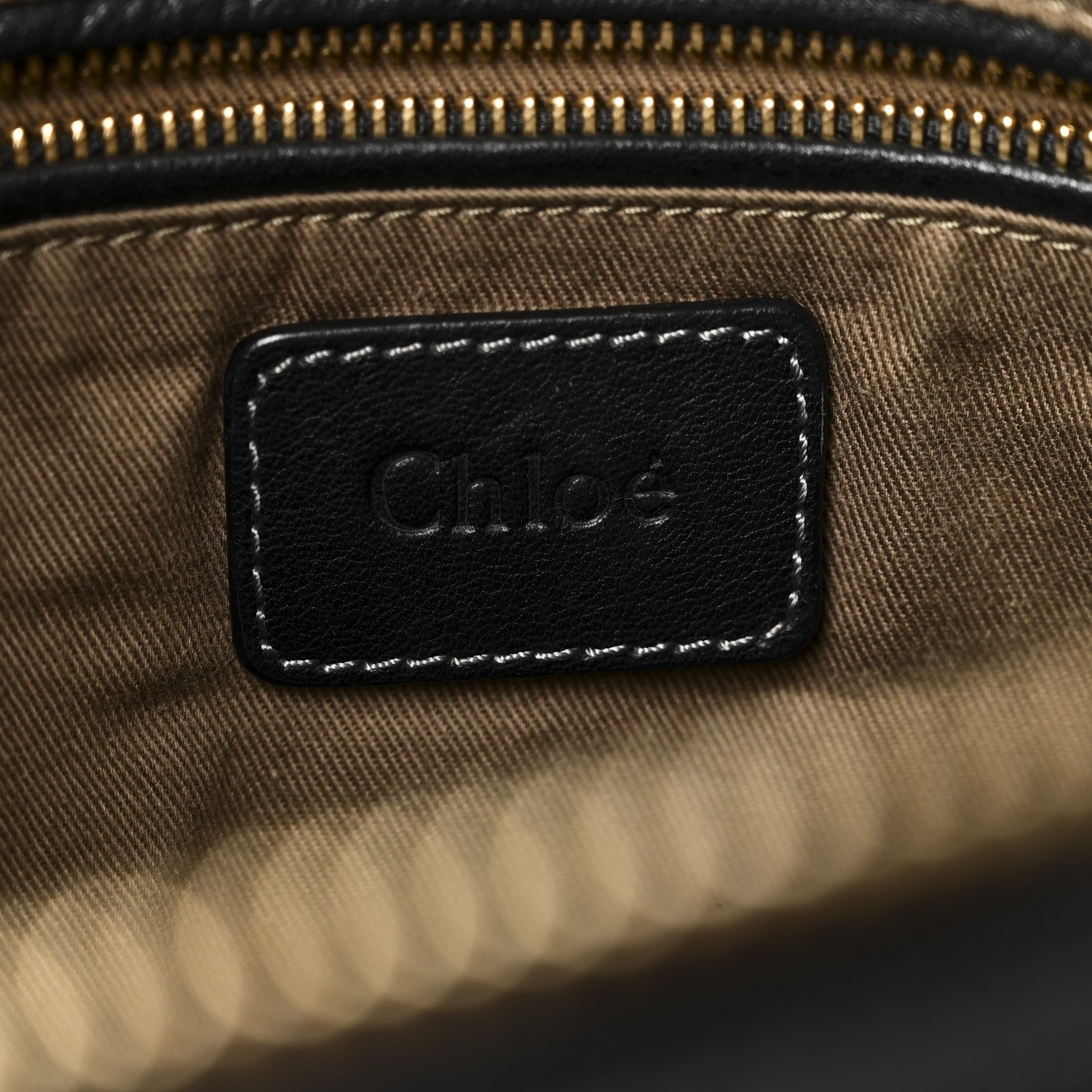 Calfskin Large Marcie Satchel Black
