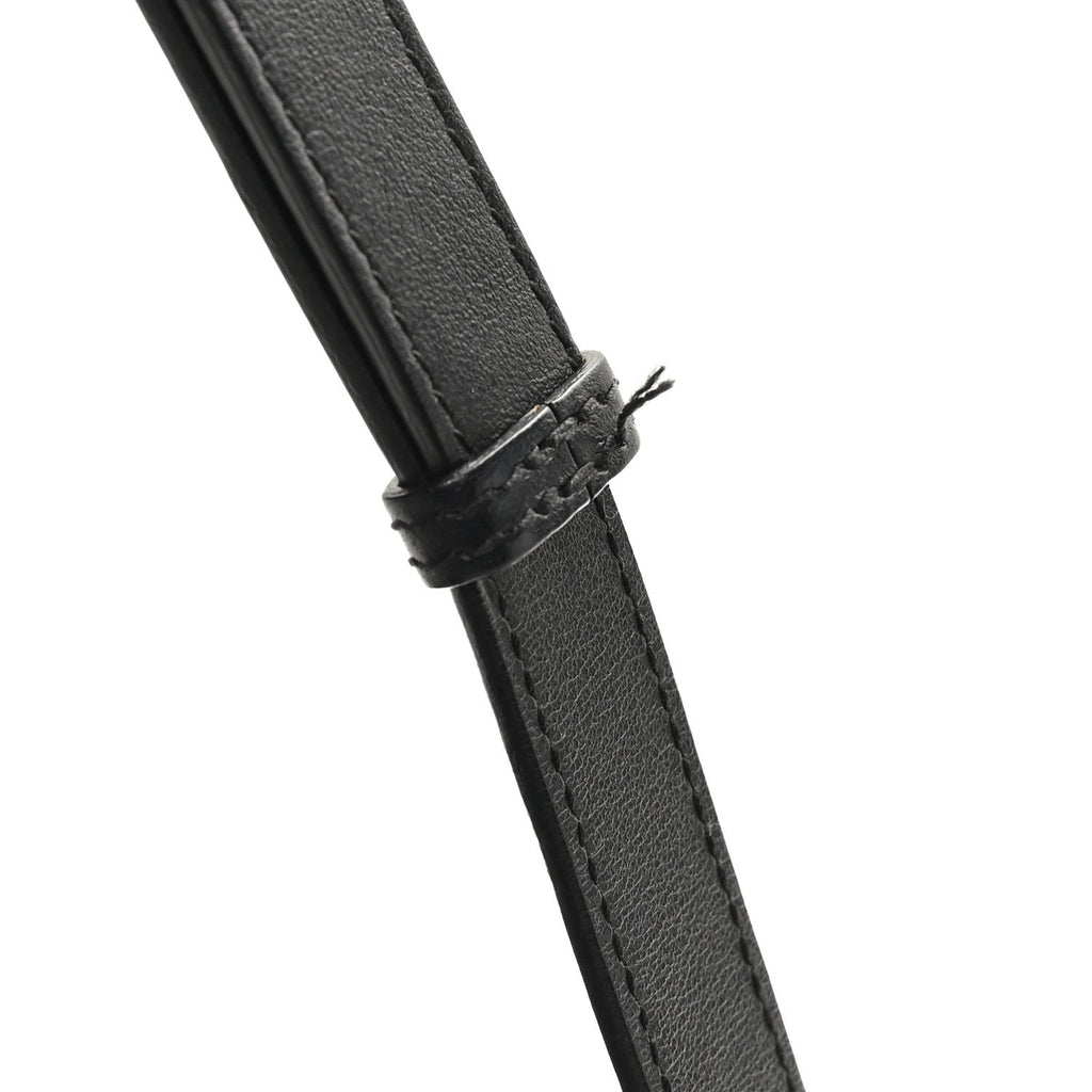 Canvas Mizza Embroidered Medium Bobby Flap Grey Black