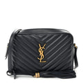 Calfskin Matelasse Monogram Lou Camera Bag Navy
